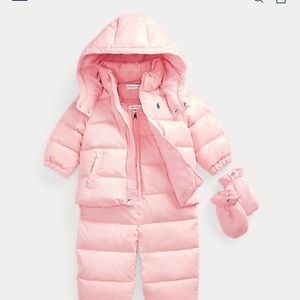 Ralph Lauren Water-Repellent Down Snowsuit Set